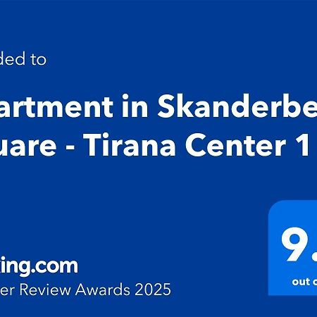 Apartment In Skanderbeg Square - Tirana Center 1 Екстериор снимка